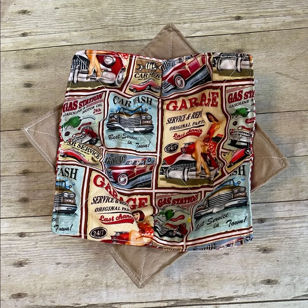 Buy 1 Get 1 Micro Bowl Cozies Masculine/Vintage Gift This Listing Only B1G1